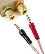 VCELINK home theater audio wire termination plugs open screw mechanism