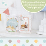 Kids Preferred fabric memory book with stroller attachment strap
