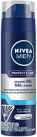 NIVEA MEN Shaving, Protect & Care Shaving Gel, 198g - Image 3