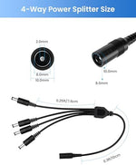 Zosi 12V power adapter connector detail