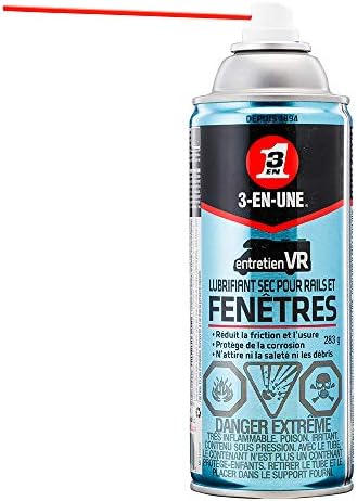 3-IN-ONE RV Care clear protective dry film lubricant spray application