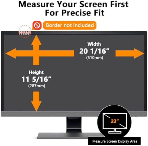 NeoBluTech side angle view demonstrating the micro-blind black out security feature on a PC monitor.