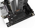 be quiet! MC1 aluminum heatsink top view showing all black finish