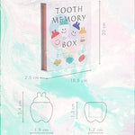 Detailed view of Oncebaby tooth box molar holes and storage slots