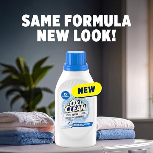 OxiClean White Revive liquid laundry booster for bright white clothes