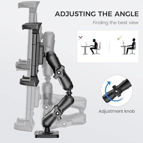 OHLPRO universal truck mount bracket expanding to fit five to thirteen inch Samsung Galaxy tablets.
