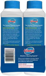 Two bottles of Glisten machine cleaner and disinfectant for rust removal