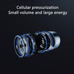 Leadsound pocket speaker connected directly to a mobile smartphone headphone jack.