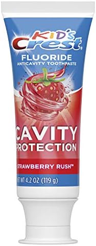 Crest children's fluoride toothpaste strawberry flavor imported packaging
