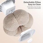 Ergonomic hands free viewing using the CreaDream pumpkin cushion stand for hands-free tablet reading