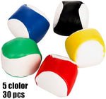 Close up of Cedilis soft juggling bean bags texture
