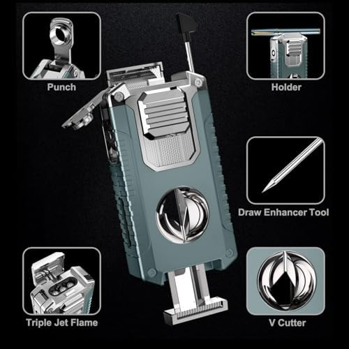 RicecdCAT pocket torch lighter side view highlighting the visible butane gas window.