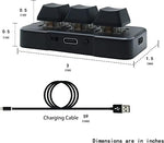 Pcsensor programmable gaming macro keypad showing RGB lighting