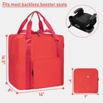 Toribio travel bag showing luggage strap on the back