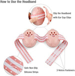 PandaEar baby ear protection showing hypoallergenic material and ear cups