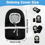 JFHNMLW colostomy bag cover with adjustable buckle closure