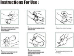 AID MATE combat tactical medical bandage packaging back view with application instructions.