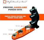 Perfec - PerfecPunch & Stand - Triple-Punch Cigar Cutter and Cigar Stand, Sharp Cigar Punch Blades and Stable Cigar Stand, Multifunctional Cigar Punch Tool - Image 5
