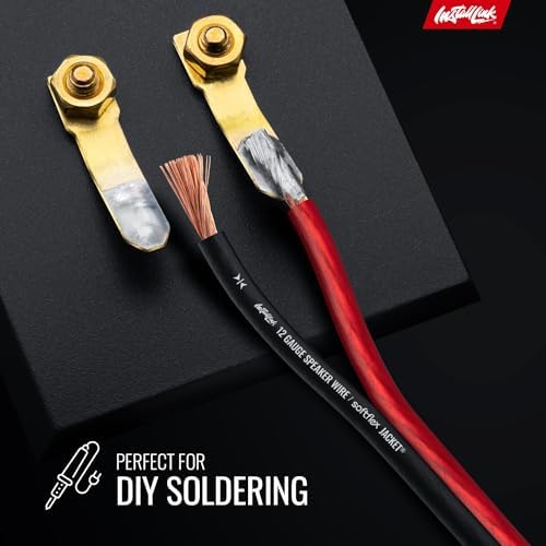 High quality 12 AWG gauge speaker wire stranded construction