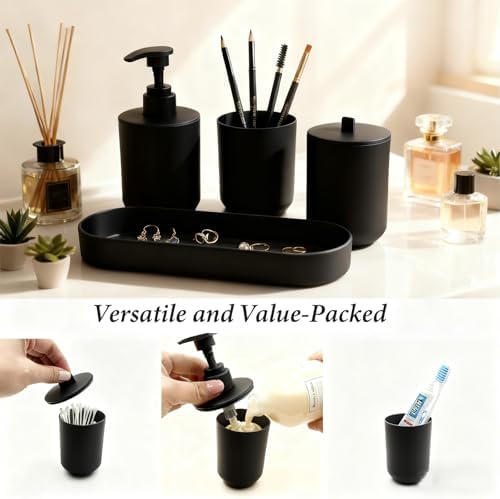 Modern toothbrush and toothpaste holder caddy with multiple slots