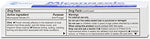Back of packaging showing drug facts for miconazole nitrate cream