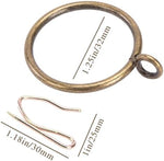 TXZWJZ brass pinch pleat curtain hooks set