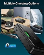 FirstPower camera battery kit with dual slot charger and micro USB cable