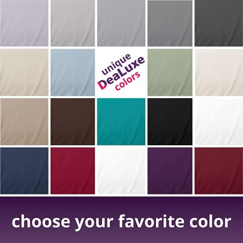 DeaLuxe Grey Bedding Set On Thick Mattress