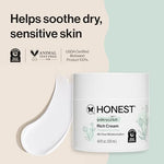 Hypoallergenic fragrance free body butter for sensitive skin and delicate skin care