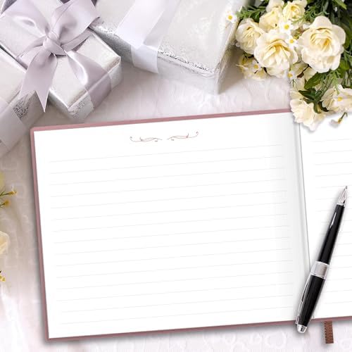 Noyaryjour 7 by 9 inch guest book for wedding table