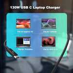 POWJDWZ replacement fast charging adapter shown alongside the detachable AC power cord