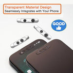 EYSOFT dual sliding lens protector showing individual panels for camera and face recognition sensors.