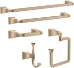 Delta luxury bathroom hardware geometric silhouette
