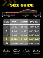Full set of EASYFEET black orthotic insoles designed for flat feet and standing all day.