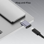 Jadebones hard drive converter showing seamless connectivity with an external portable SSD