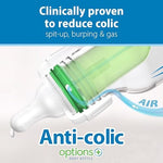 Dr. Brown's anti-colic bottle set with internal vent components