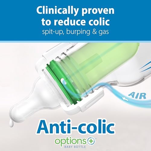Dr. Brown's anti-colic bottle set with internal vent components