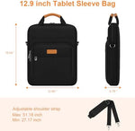 Mosiso 12.9 inch Tablet Sleeve Bag open compartments