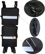 Vanlison universal fit trail luggage bags mounted on four wheeler fender