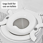 Oxo Tot potty being used as a toilet seat reducer