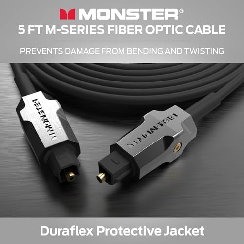 Monster M-Series 1000 optical cable metal housing close up