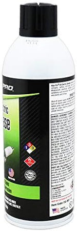 USA imported Max Pro di-electric grease aerosol canister showing safety labels and directions