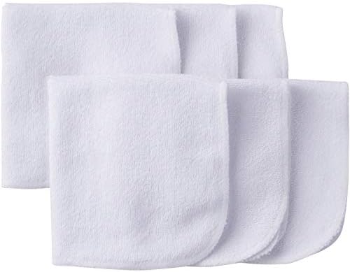 Gerber washcloths white 9 by 9 inch size comparison