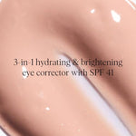 Hydrating under-eye treatment with peptides and ceramides for a crease-resistant finish