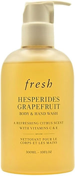 Fresh Hesperides Grapefruit body and hand wash front view bottle packaging