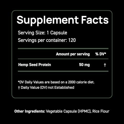 Close up of Phytokann hemp seed oil capsule bottle