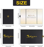Unfolded JoyrnalK guest book card with space for signatures.