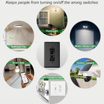 Easy installation demonstration of light switch cover guard