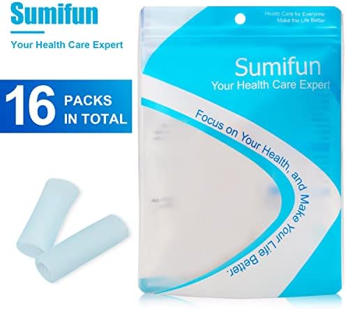 Sumifun Gel Finger Protector, 8 Pairs Silicone Finger Sleeves for Corns, Fingernails Loss, Friction Pain Relief - Image 8
