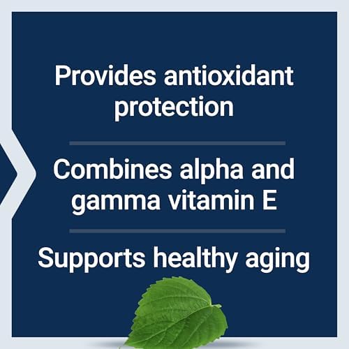 Supplement facts panel of Life Extension Gamma E showing tocopherols and sesame lignans dosage.
